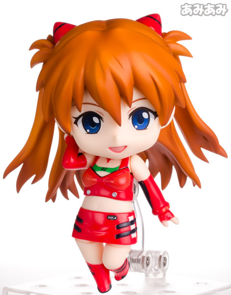 【中古】ねんどろいど エヴァンゲリオンレーシング 式波・アスカ・ラングレー エヴァンゲリオンレーシングVer.（GOODSMILE ONLINE SHOP、エヴァンゲリオンストア限定）[グッドスマイルカンパニー]