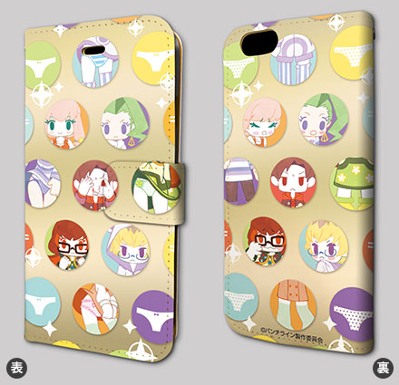 手帳型スマホケース「パンチライン」07/SDキャラデザイン(ゴールド)(iPhone6専用)[A3]《在庫切れ》