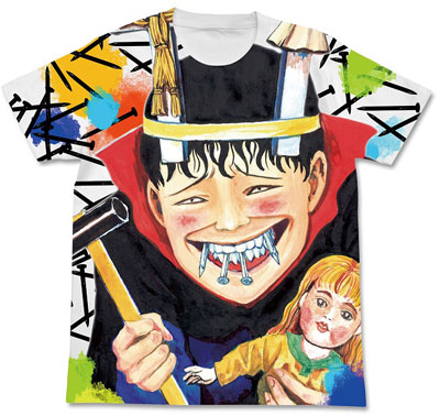 伊藤潤二『双一』フルグラフィックTシャツ Lサイズ[キャニオン 伊藤潤二『双一』フルグラフィックTシャツ Lサイズ[キャニオン