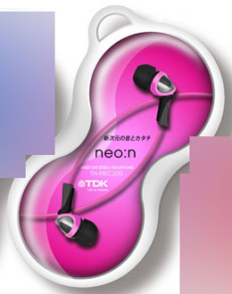 新品 TDK イヤフォン neo:n【ピンク】 新品 TDK イヤフォン neo:n【ピンク】