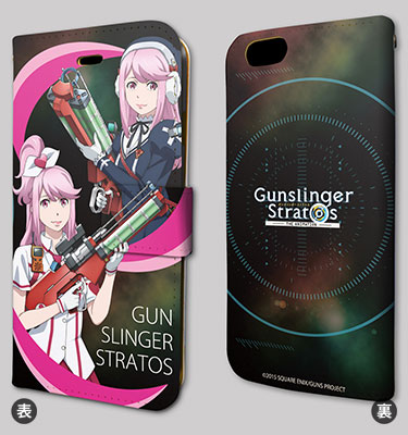 手帳型スマホケース ガンスリンガー ストラトス 02 片桐鏡華 Iphone5 5s専用 A3 在庫切れ