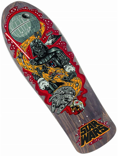 新品レアなSanta Cruz x スター・ウォーズ デッキ サンタクルーズ スケートボード ボバフェッド スターウォーズ
