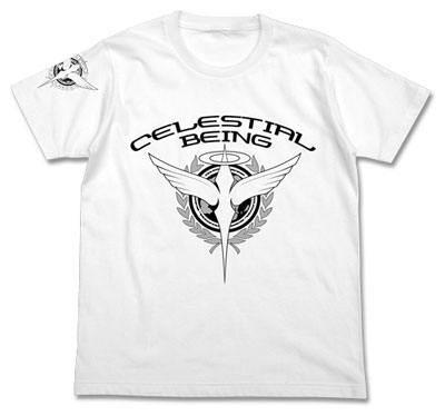 機動戦士ガンダム00 ソレスタルビーイングTシャツ/ホワイト-M[コスパ]