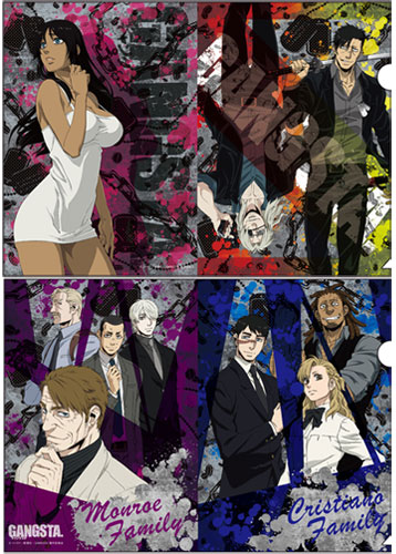 GANGSTA クリアファイル GANGSTA. クリアファイルセット[キャビネット]《在庫切れ》