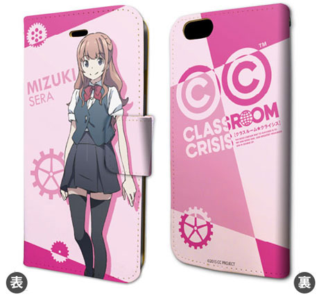 手帳型スマホケース Classroom Crisis 01 瀬良ミズキ Iphone5 5s専用 A3 在庫切れ