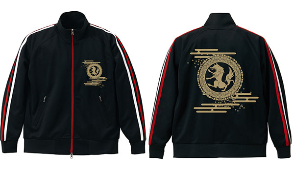 曇天に笑う 犲ジャージ/ブラック×ホワイト×レッド-M[コスパ]《在庫切れ》