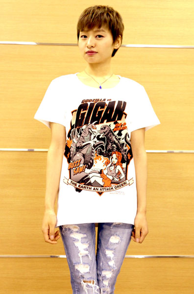 東宝怪獣Tシャツ ガイガン 白 S[地球防衛軍秘密基地本部]《在庫切れ》