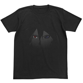 BORUTO -NARUTO THE MOVIE- サスケフェイスTシャツ/ブラック-M[コスパ]