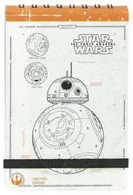 スターウォーズ トータルステーショナリーシリーズ VOL.2 Wリングメモミニ SW2 BB-8[サンスター文具]《在庫切れ》