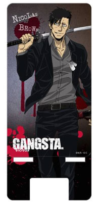 Gangsta モバイルスタンド ニコラス ブラウン キャラモード 在庫切れ