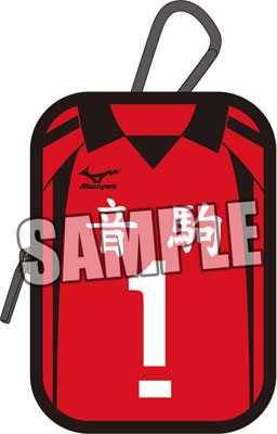 ハイキュー！！セカンドシーズン カラビナ付きマルチポーチ「黒尾 鉄朗」[ブロッコリー]《在庫切れ》