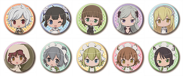 ダンジョンに出会いを求めるのは間違っているだろうか ぷちっ娘 トレーディング缶バッチ 10個入りBOX[ペンギンパレード]《在庫切れ》