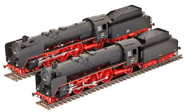 1/87 BR01 ＆ BR02 蒸気機関車 (2輌セット) プラモデル[ドイツ