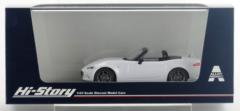 Mazda Roadster RS (2013) ホワイト 1/43 Amazon | 1/43 ハイストーリー マツダ ロードスター RS 2013
