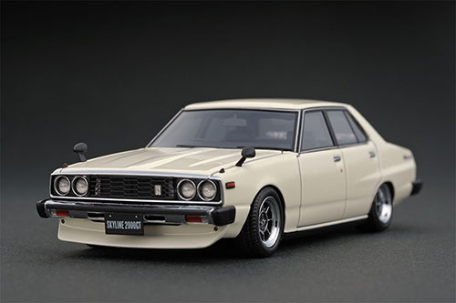 1/43 Nissan Skyline 2000 GT-EL (C210) White ※Hayashi Wheel