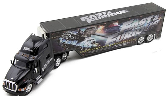 Jada Fast & Furious 1:64 Diecast – Black Peterbilt 387 Hauler G