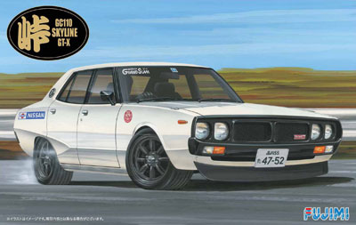 中古】(本体A-/箱B)1/24 峠シリーズ No.16 ニッサン スカイラインGT-X