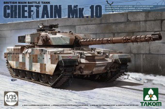 1/35 イギリス主力戦車 チーフテン Mk.10 プラモデル[TAKOM]《在庫切れ》