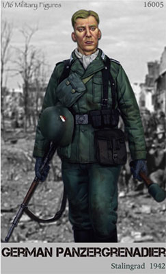 1/16 ドイツ軍 装甲擲弾兵 スターリングラード 1942年 レジン