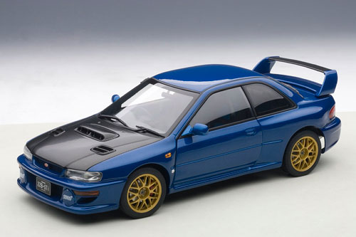 1/18スケール ダイキャスト・モデルカー スバル インプレッサ 22B STi