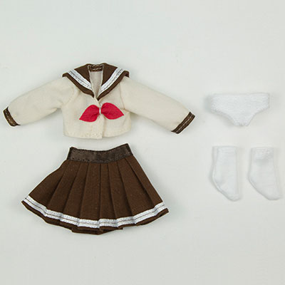 オビツ11用セーラー服セット ブラウン(ドール用衣装)[オビツ製作所