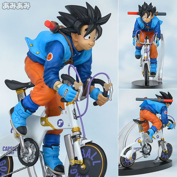 ドラゴンボールZ デスクトップリアルマッコイ 孫 悟空 自転車 フィギュア