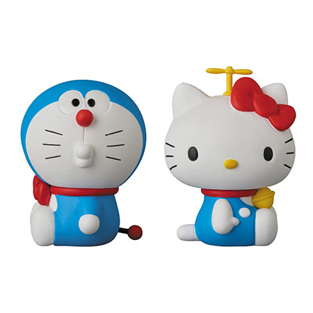 ウルトラディテールフィギュア No.269 UDF DORAEMON meets HELLO KITTY DORAEMON × HELLO  KITTY(2体セット)[メディコム・トイ]《在庫切れ》