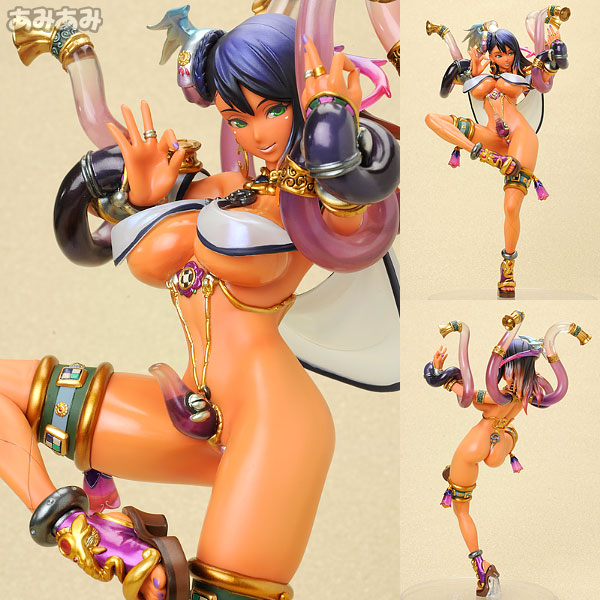 【中古】(本体C/箱B)クイーンズブレイド 10thAnniversary Legend 月影の踊り手 ルナルナ 通常版 1/8 完成品フィギュア(月刊ホビージャパン2015年6月号＆7月号誌上通販、一部販売店限定)[メガハウス/ホビージャパン]《発売済・在庫品》