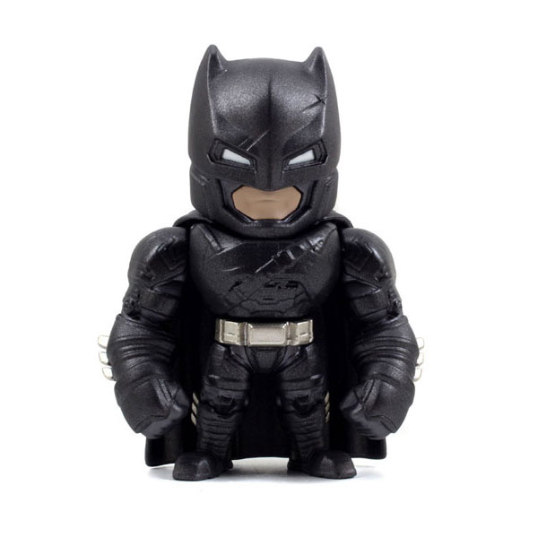 メタルズダイキャストバットマンスーパーマンフィギュア4体 DC コミックス／バットマン VS スーパーマン：4インチ スーパー