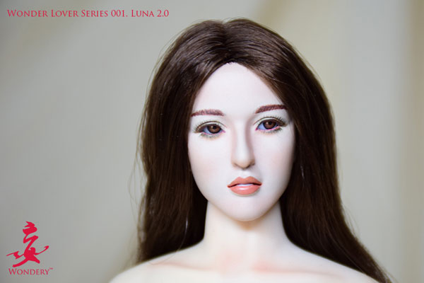 1/6女性ヘッド ワンダーラーバーシリーズ001 ルナ Ver.2.0[ワンダリー