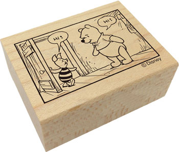 ディズニー 木製スタンプ【コミック】 プーさん_9[エンスカイ]《在庫切れ》