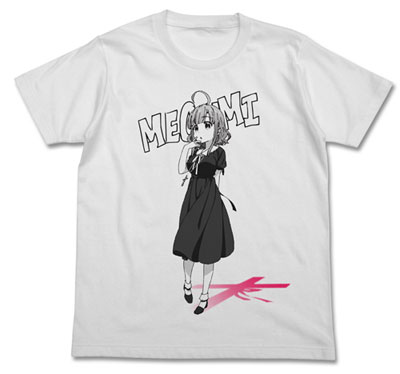 がっこうぐらし！ めぐねえTシャツ/ホワイト-S[コスパ]《在庫切れ》