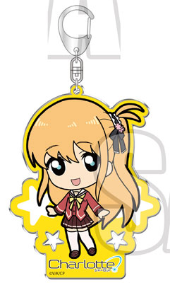 Charlotte コミケ 限定 缶バッジ　友利奈緒　西森柚咲　乙坂歩未　レア Charlotte アクリルキーホルダー 西森柚咲[ブシロードミュージック