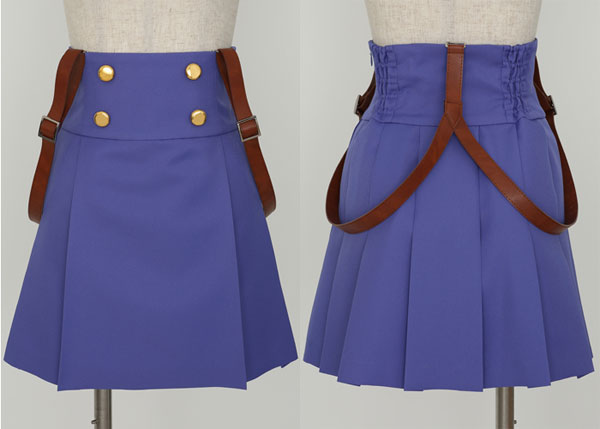 がっこうぐらし！ 巡ヶ丘学院高等学校女子制服 スカートセット青ver./レディース-L[コスパ]【同梱不可】【送料無料】《在庫切れ》