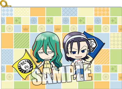 弱虫ペダル GRANDE ROAD もこもこポーチ フラッグVer.「巻島＆東堂」[ブロッコリー]《在庫切れ》