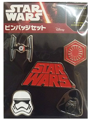 スターウォーズ フォースの覚醒/ ピンバッジ セット[イン・ロック]《在庫切れ》