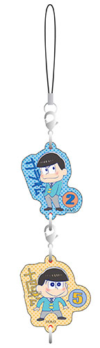 おそ松さん アクリル2連ストラップ カラ松＆十四松[キャラアニ]《在庫切れ》