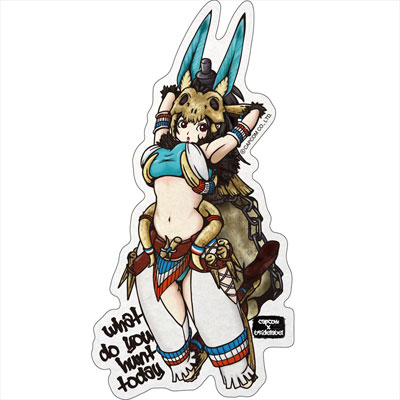 CAPCOM×B-SIDE LABEL ステッカー モンスターハンター ボーン装備[B-SIDE LABEL]《在庫切れ》