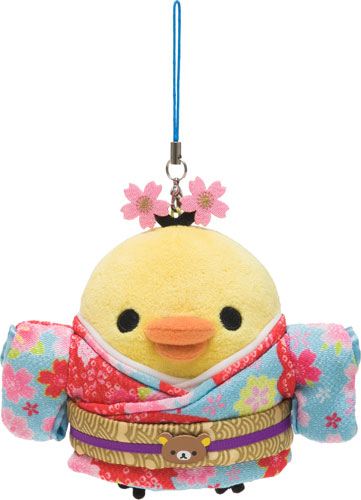 リラックマ ぬいぐるみぶらさげキーホルダー(キイロイトリ)[サンエックス]《在庫切れ》