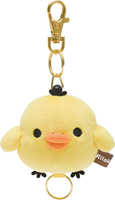 リラックマ ぬいぐるみリールキーホルダー キイロイトリ[サンエックス]《在庫切れ》