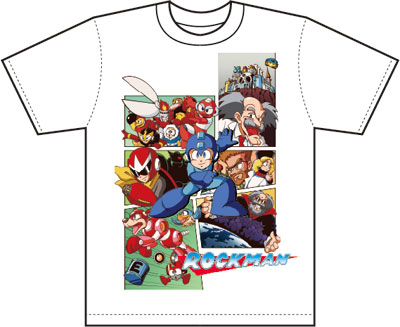 ロックマン Tシャツ クラシックスビジュアル(白) S[カプコン]《在庫切れ》