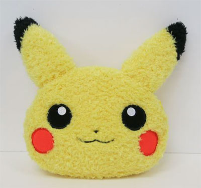 ポケモン ピカチュウ もこもこフェイスポーチ[セキグチ]《在庫切れ》