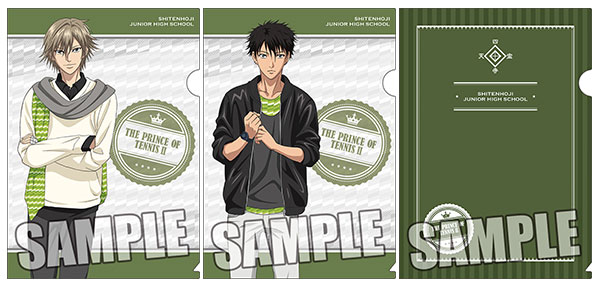 新テニスの王子様 クリアファイル3枚セット「白石＆財前」 pattern Ver