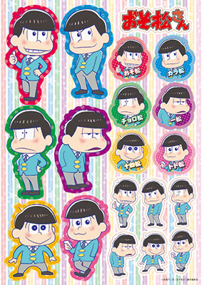 おそ松さん A4ステッカー[キャラアニ]《在庫切れ》