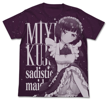 俺がお嬢様学校に「庶民サンプル」としてゲッツされた件 九条みゆきオールプリントTシャツ/マットパープル-XL[コスパ]《在庫切れ》
