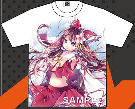 東方波天宮 ドライグラフィックtシャツ 博麗霊夢 Illust 三日月沙羅 M サーファーズパラダイス 在庫切れ