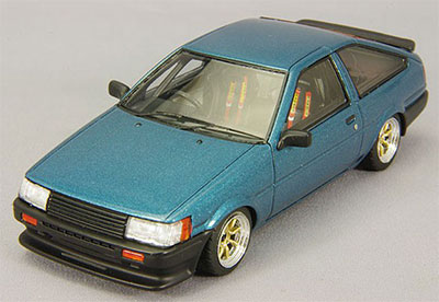1/43 トヨタ カローラ レビン スポーツカスタム仕様 ブルーメタリック