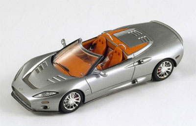 1/43 スパイカーC8 Aileron 2009(メタリックシルバー)[スパーク]【同梱
