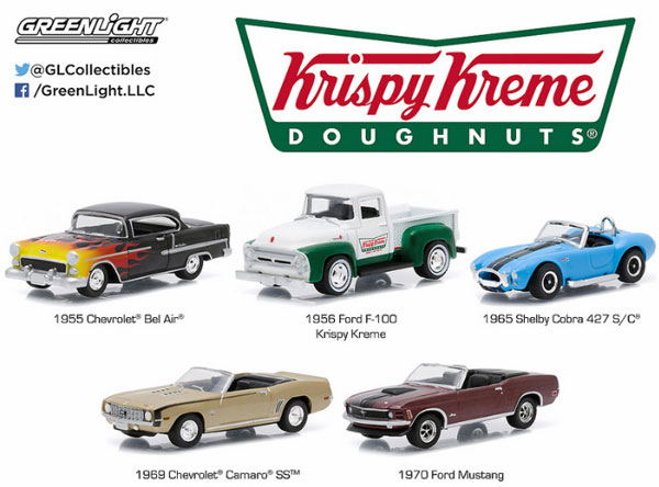1/64 Motor World Multi-Car Dioramas - Krispy Kreme Donut Shop/Box[グリーンライト]《在庫切れ》