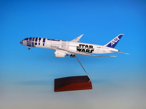 STAR WARS特別塗装機 1/200 B787-9 JA873A R2-D2 ANA JET スナップ